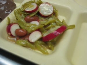 Green Beans and Radishes